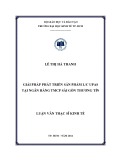 Luận văn Thạc sĩ Tài chính ngân hàng: Giải pháp phát triển sản phẩm L/C UPAS tại Ngân hàng thương mại cổ phần Sài Gòn Thương Tín