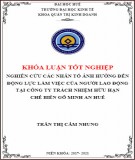 Khóa luận tốt nghiệp Quản trị kinh doanh: Hoàn thiện công tác đào tạo và phát triển nguồn nhân lực tại Công ty Cổ phần Dệt May 29/3