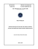 Luận văn Thạc sĩ Toán ứng dụng: Phương pháp ritz sử dụng học sâu (deep learning) cho bài toán biến phân trong phương trình elliptic