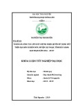 Khóa luận tốt nghiệp: Đánh giá công tác cấp giấy chứng nhận quyền sử dụng đất trên địa bàn xã Biên Sơn, huyện Lục Ngạn, tỉnh Bắc Giang giai đoạn năm 2016-2018