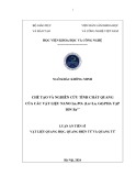 Luận án Tiến sĩ Vật liệu quang học, quang điện tử và quang tử: Chế tạo và nghiên cứu tính chất quang của các vật liệu nano Ln3PO7 (Ln=La, Gd) pha tạp ion Eu3+