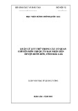 Luận văn Thạc sĩ Quản lý công: Quản lý lưu trữ trong các cơ quan chuyên môn thuộc Ủy ban nhân dân huyện Buôn Đôn, tỉnh Đắk Lắk