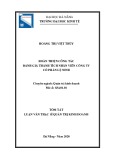 Tóm tắt luận văn Thạc sĩ Quản trị kinh doanh: Hoàn thiện công tác đánh giá thành tích nhân viên Công ty cổ phần Lệ Ninh