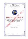 Khóa luận tốt nghiệp: Giải pháp tạo động lực làm việc cho người lao động tại Công ty Cổ phần VTNN Thừa Thiên Huế