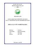 Khoá luận tốt nghiệp Đại học: Đánh giá hiện trạng môi trường tại chi nhánh công ty TNHH Thương mại VHC Thái Nguyên