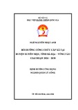 Đề án tốt nghiệp ngành Quản lý công: Bồi dưỡng công chức cấp xã tại huyện Xuyên Mộc, tỉnh Bà Rịa – Vũng Tàu giai đoạn 2024 – 2030